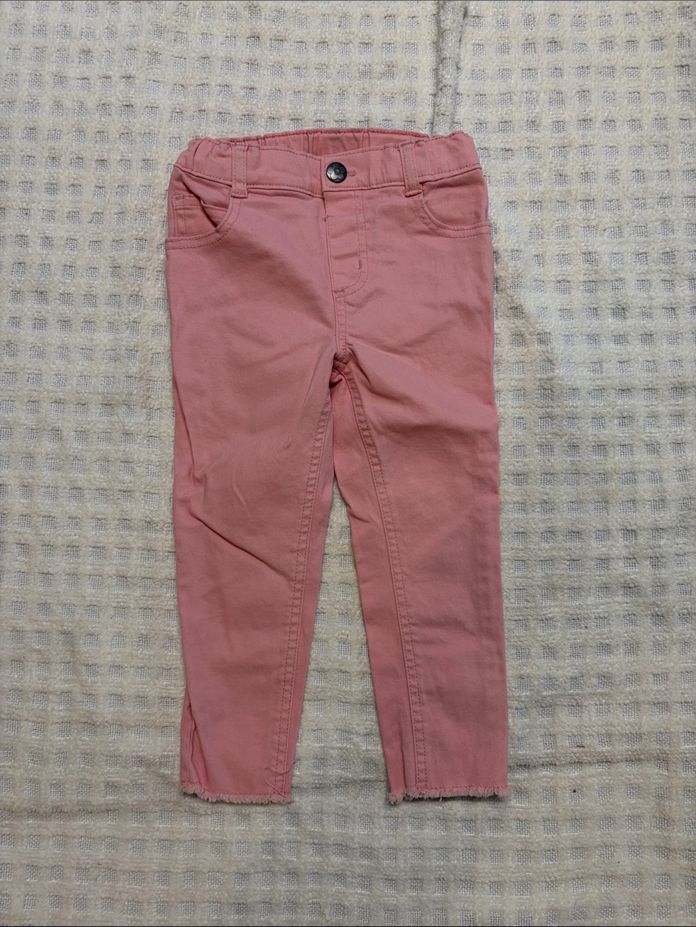 Kids Pink Pull-On Pants